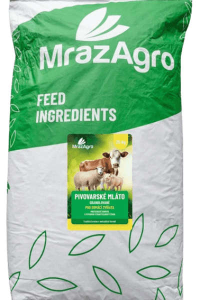 PIVOVARSKÉ MLÁTO granulované proteinové krmivo - 25 kg pytel