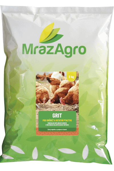 GRIT doplňkové minerální krmivo pro drůbež - 2 kg sáček